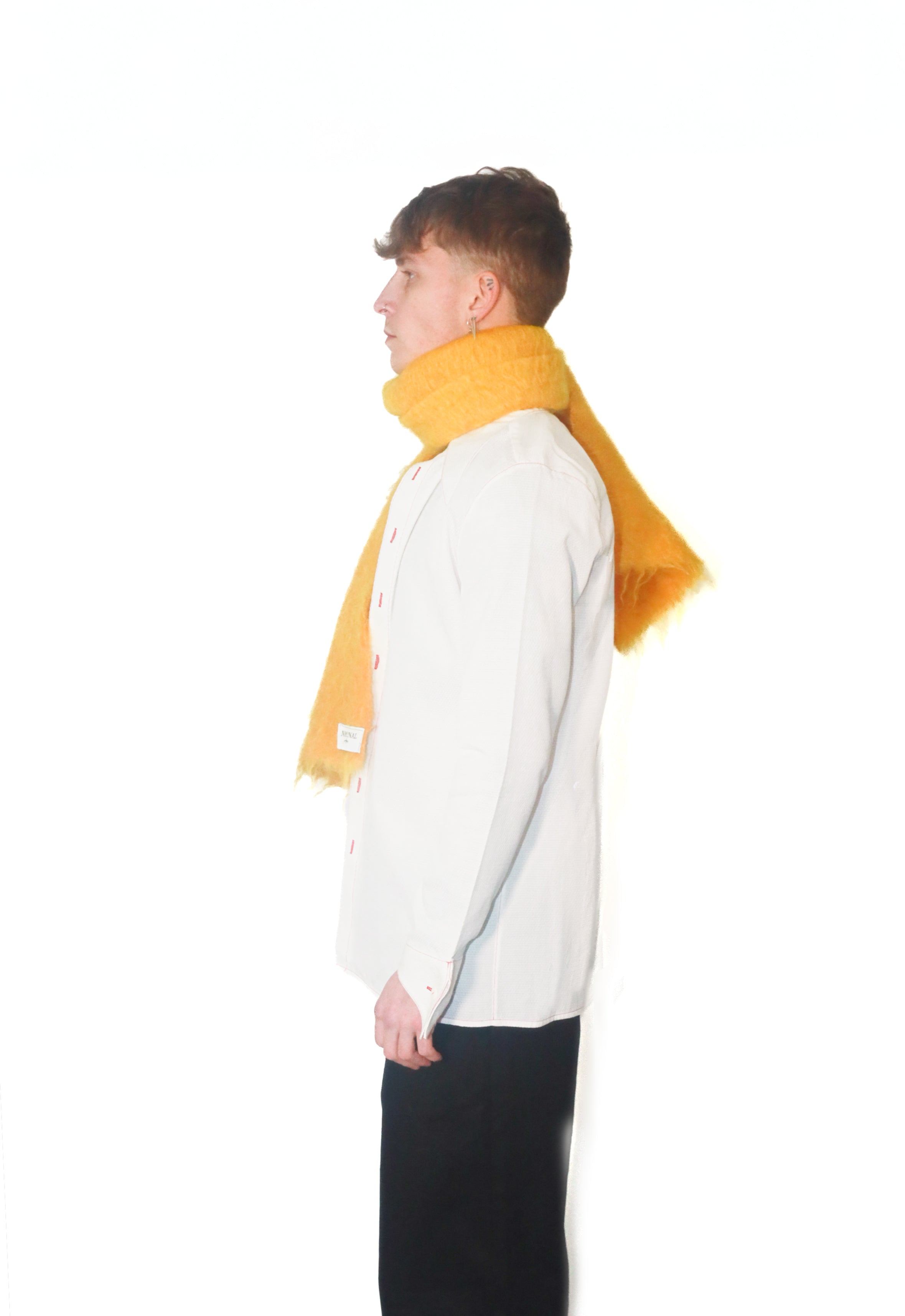 Yellow Mohair Scarf