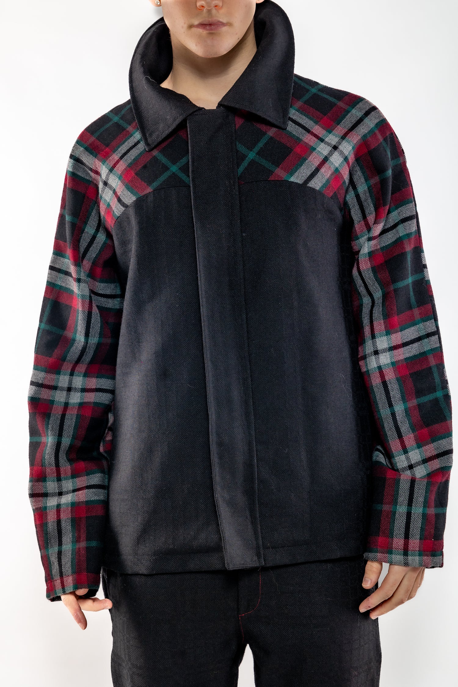 Tartan Wool Jacket - GD02 - Clô Lopez
