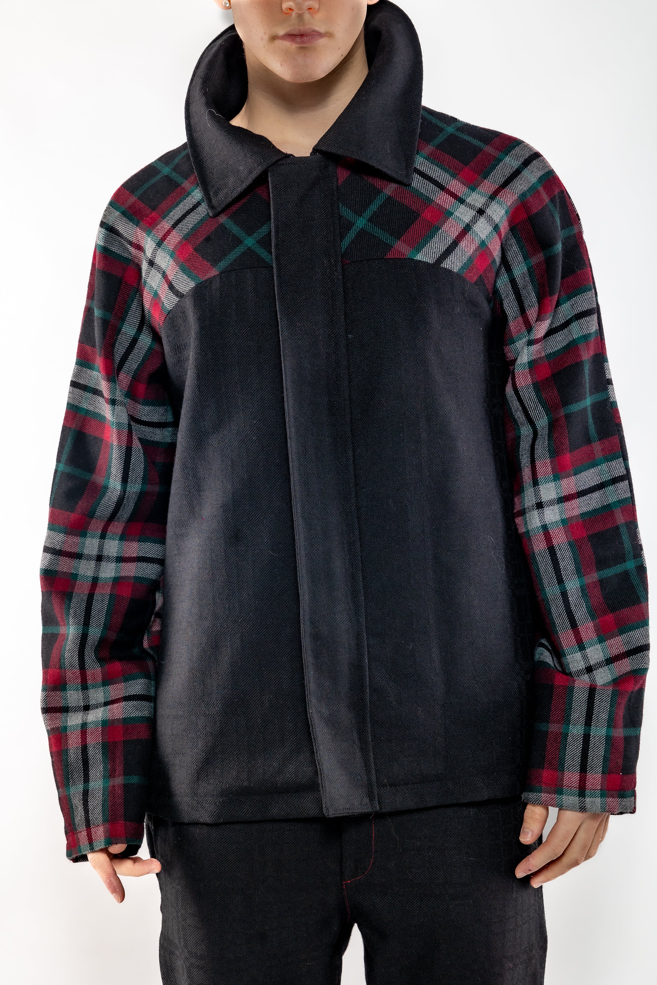 Tartan Wool Jacket - GD02 - Clô Lopez