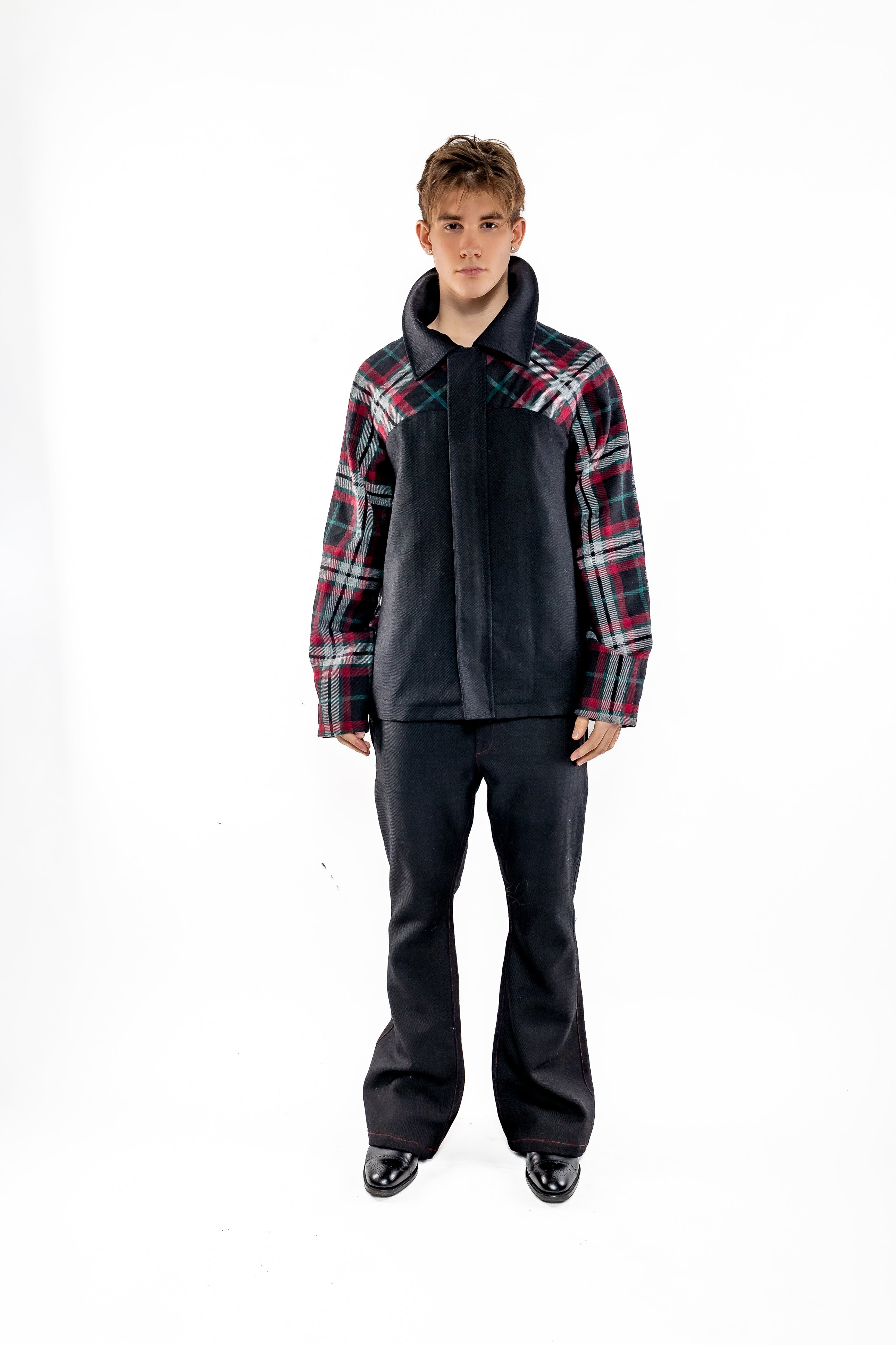Tartan Wool Jacket - GD02 - Clô Lopez