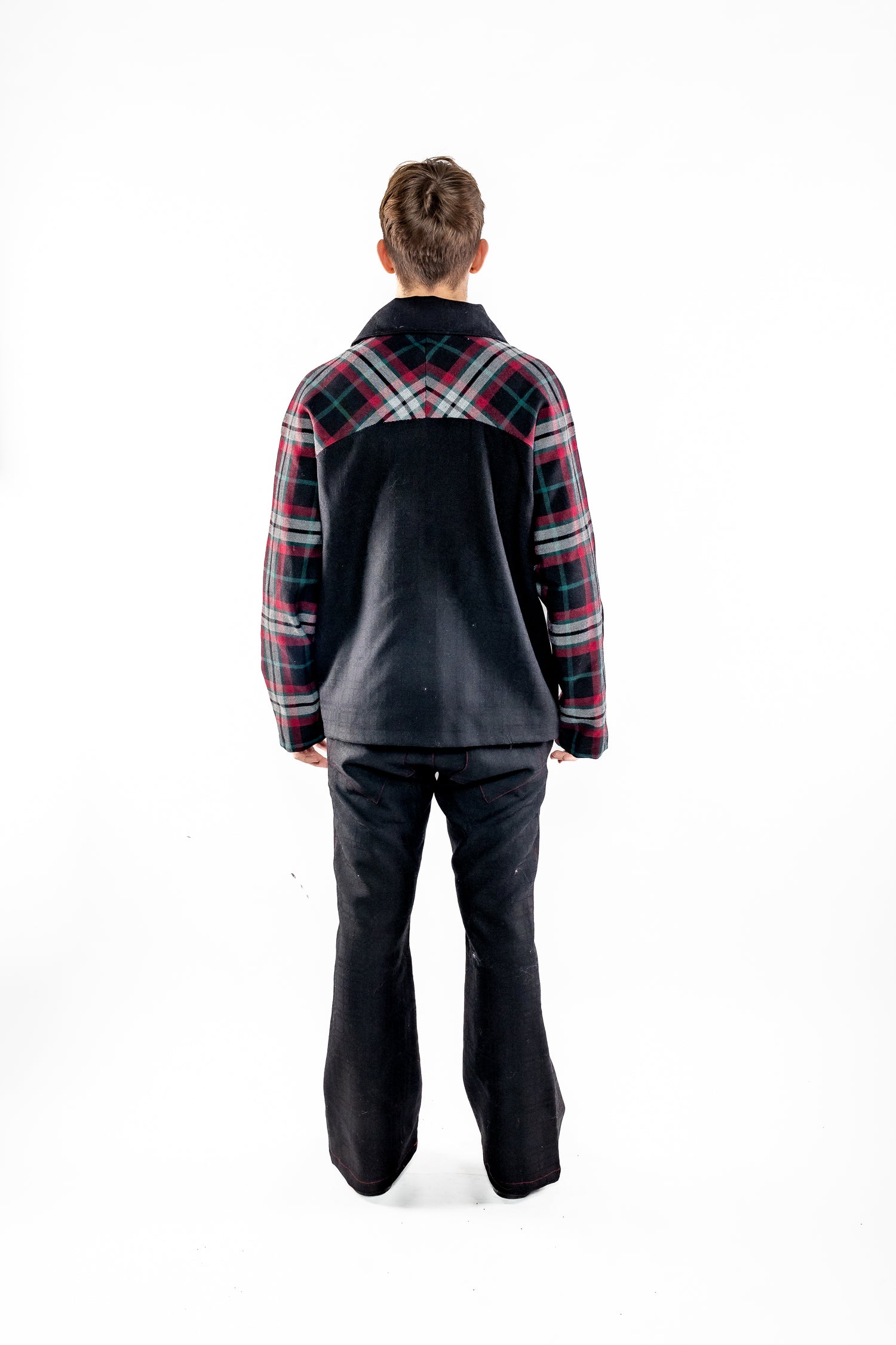 Tartan Wool Jacket - GD02 - Clô Lopez