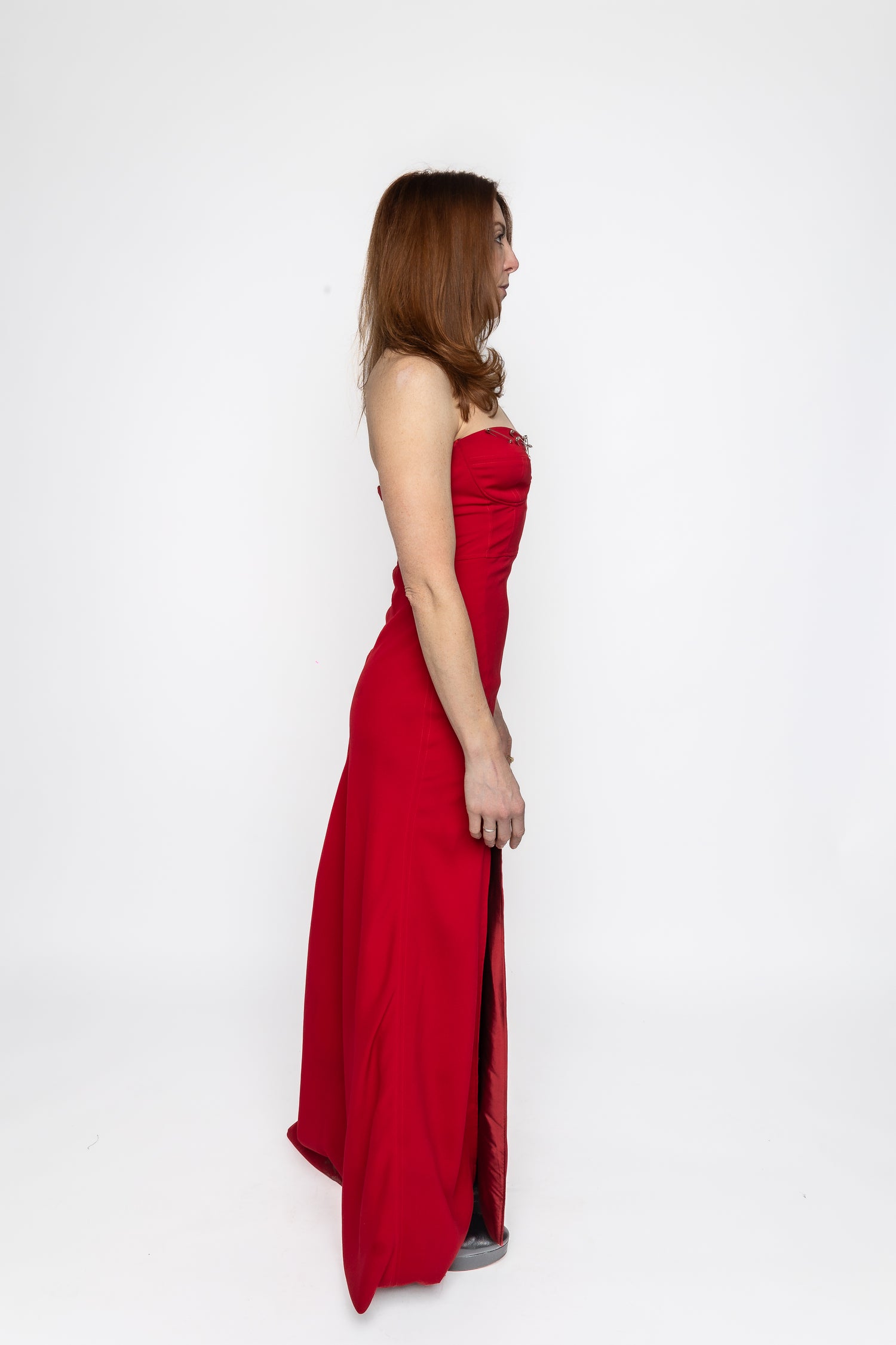 Sarah Ball Room Dress With Safety Pins
