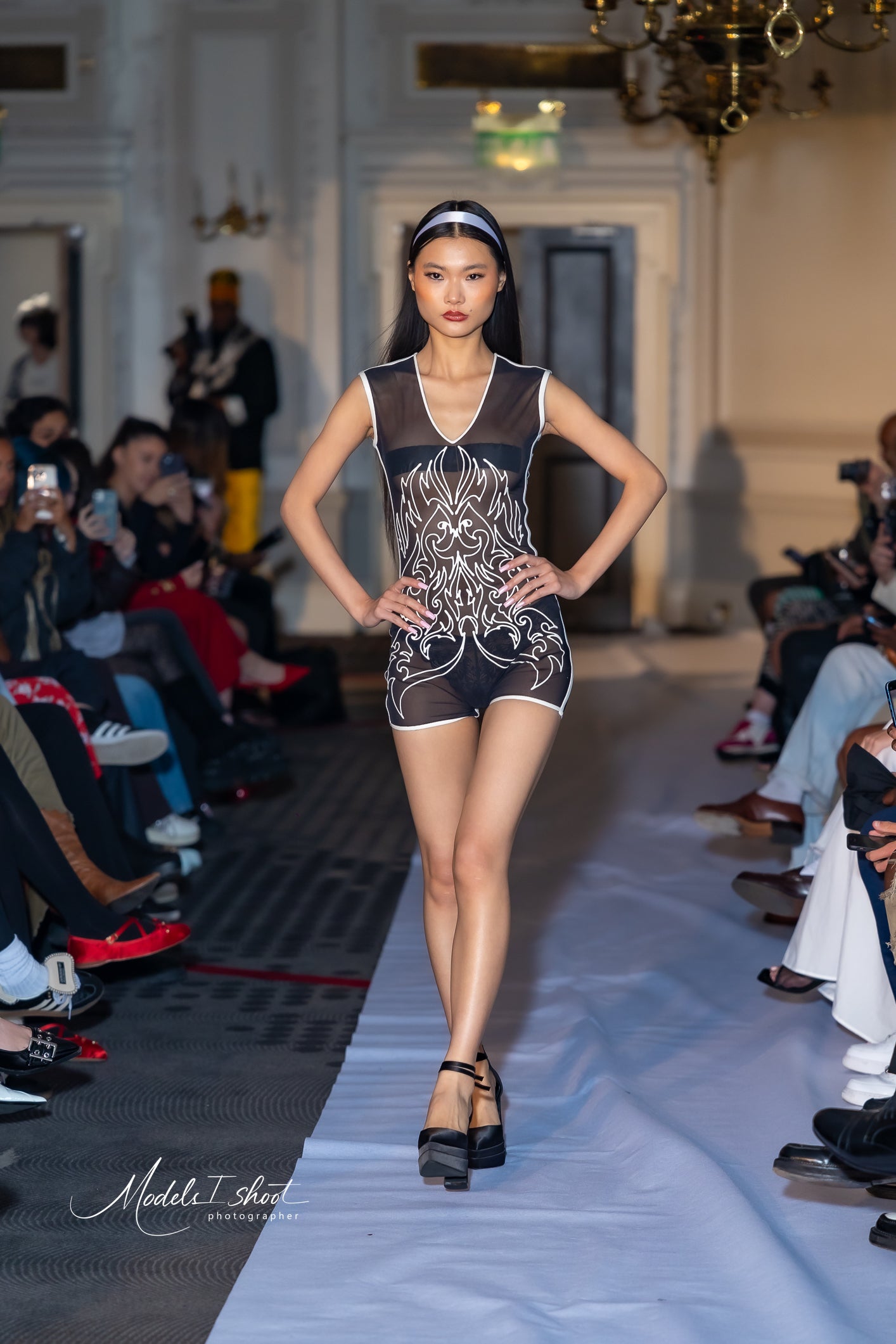 ChiChi 3D latex playsuit