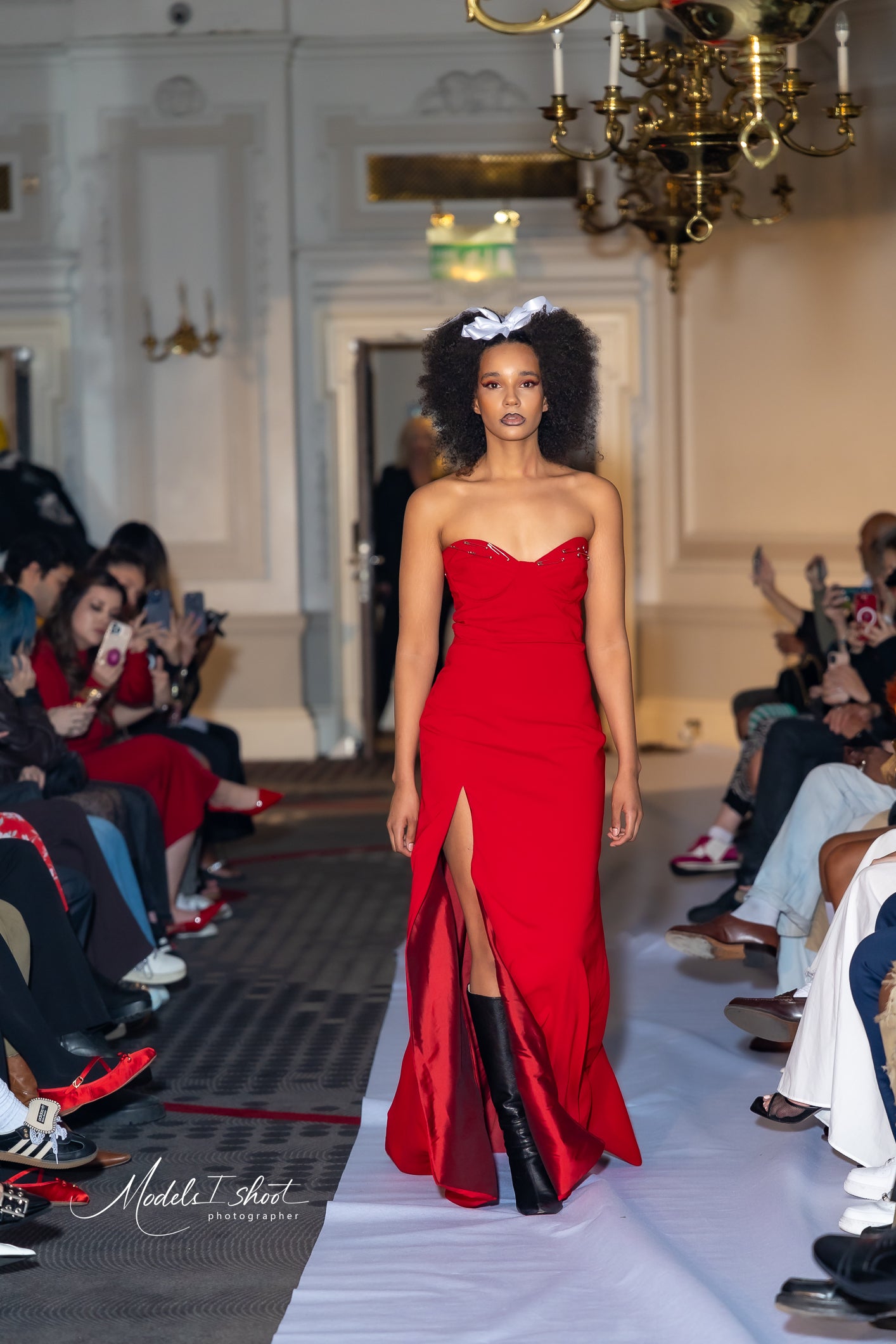 Sarah Ball Room Dress With Safety Pins