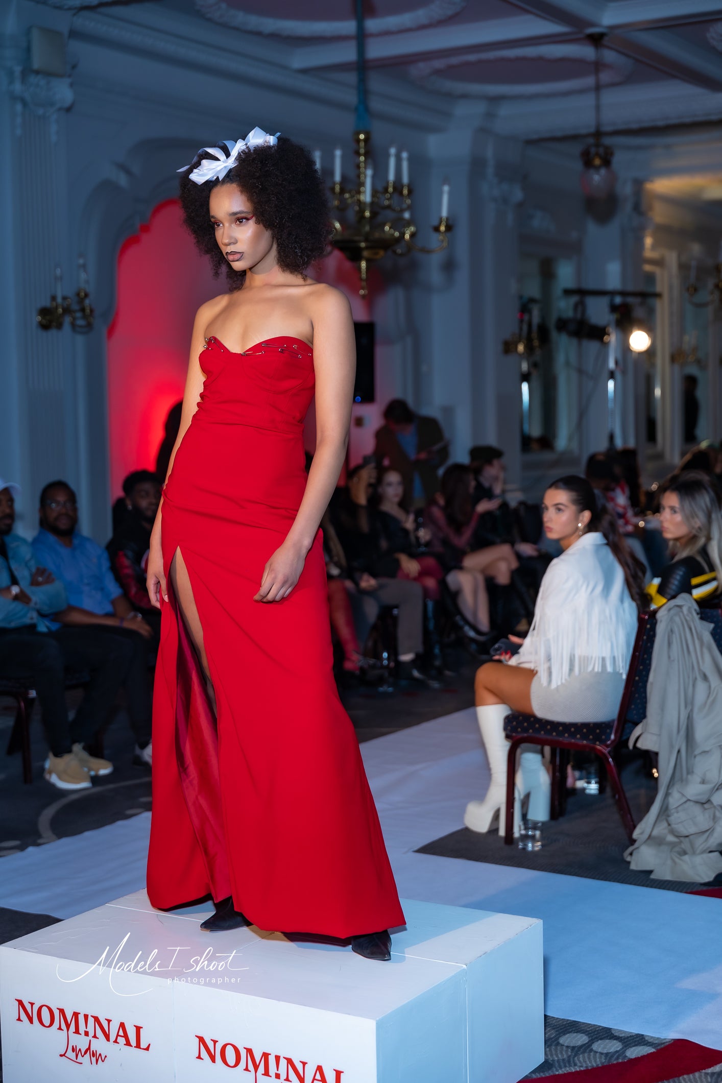 Sarah Ball Room Dress With Safety Pins
