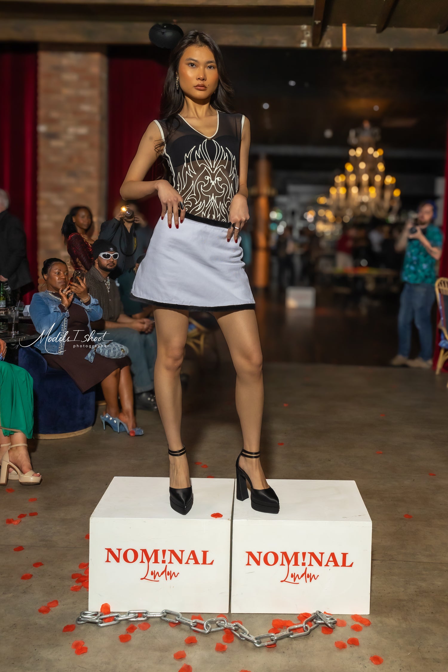 Cotton Mini Skirt with Contrasting Edge