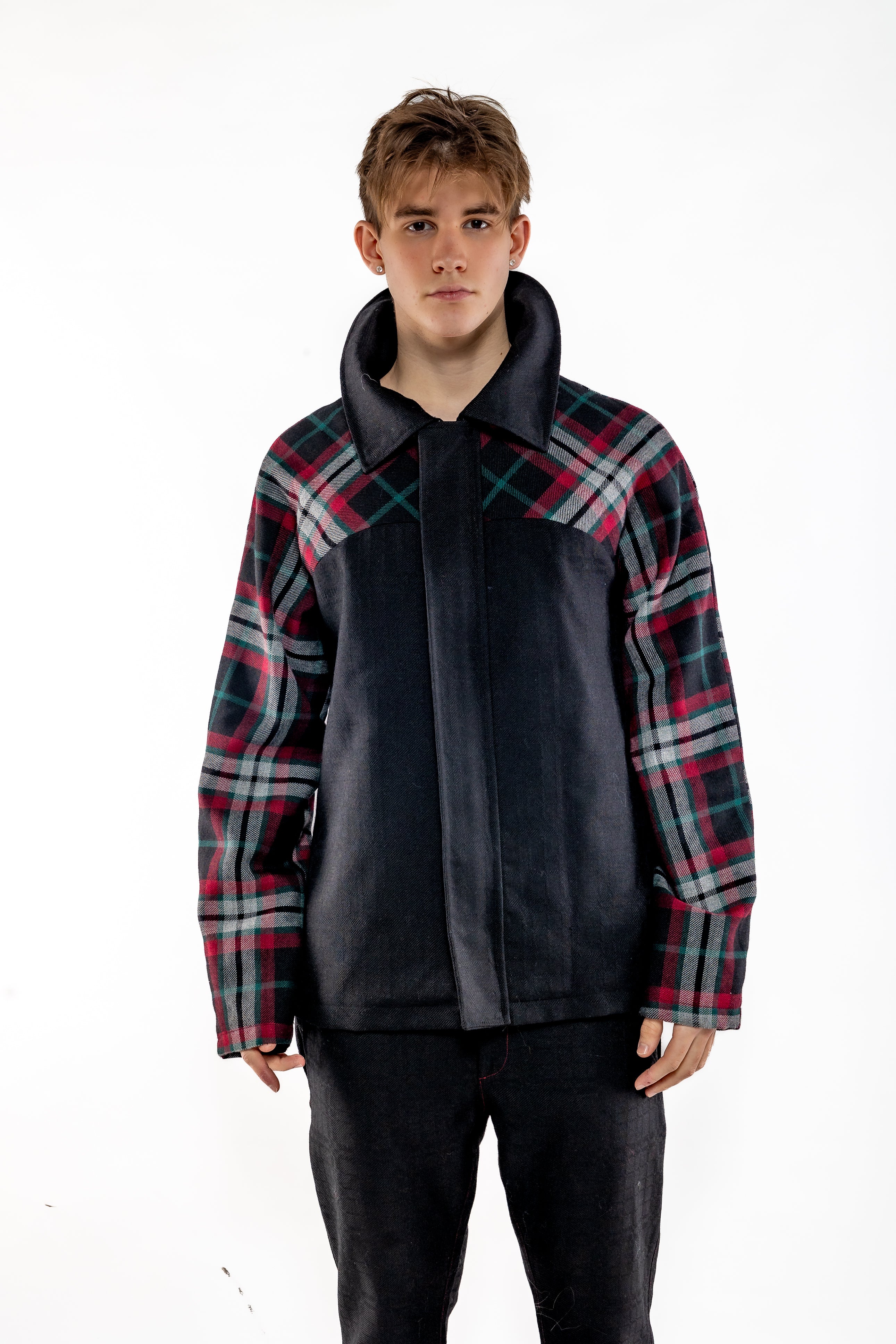 Tartan Wool Jacket - GD02 - Clô Lopez