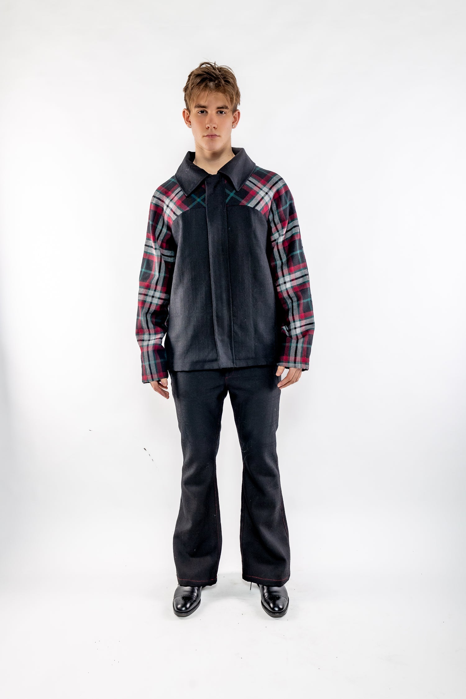 Tartan Wool Jacket - GD02 - Clô Lopez