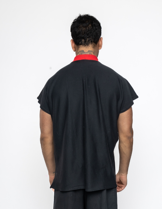 Ash - Boxy Tshirt in Black Cotton