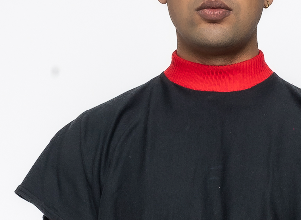 Ash - Boxy Tshirt in Black Cotton