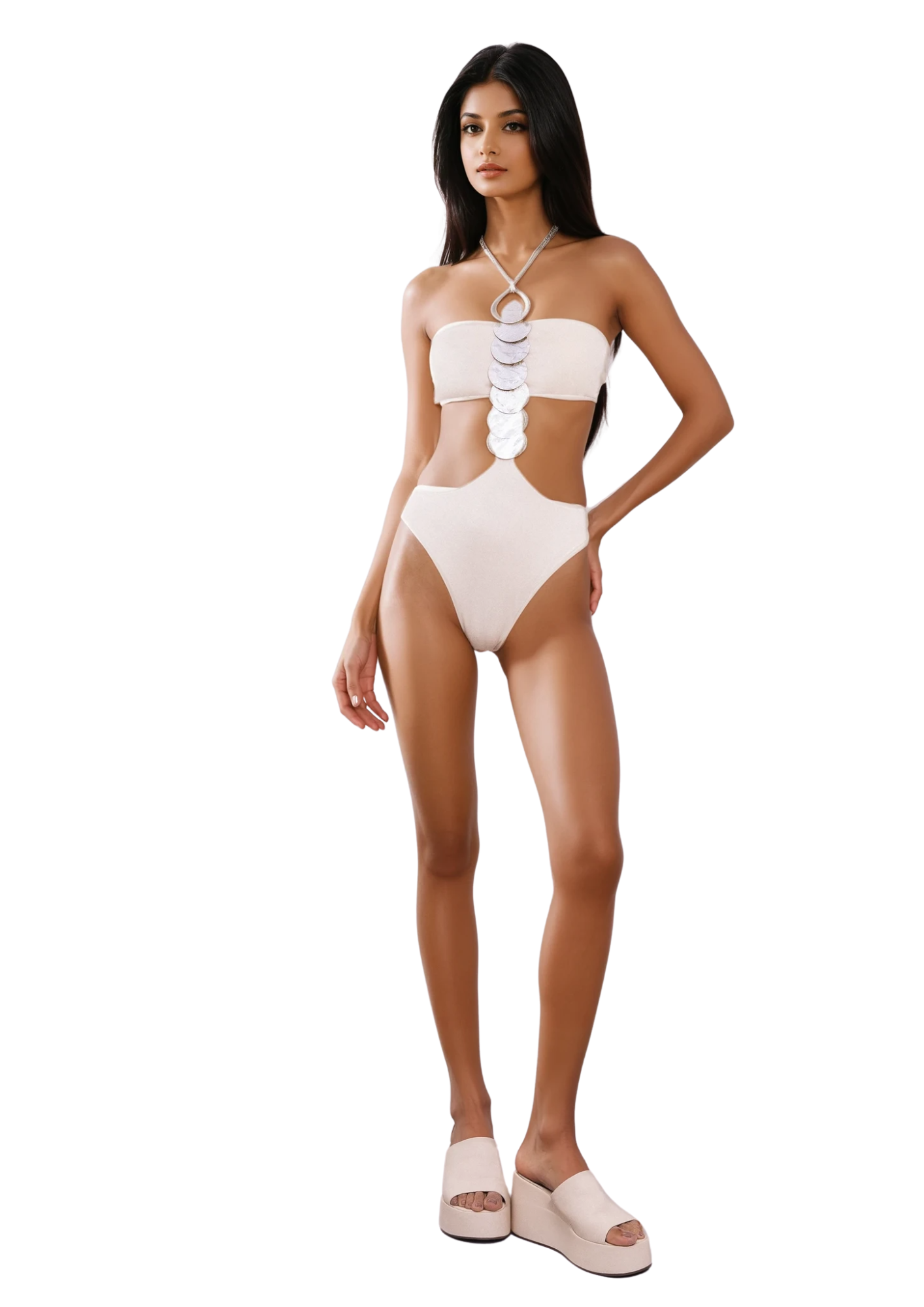 Valentina Swimming Suit - Body with Metal Discs - PREORDER