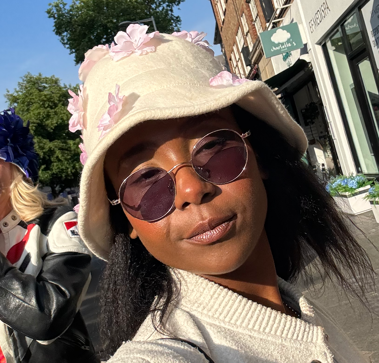 Flower Bucket Hat - Original Art Work by Yan Skates