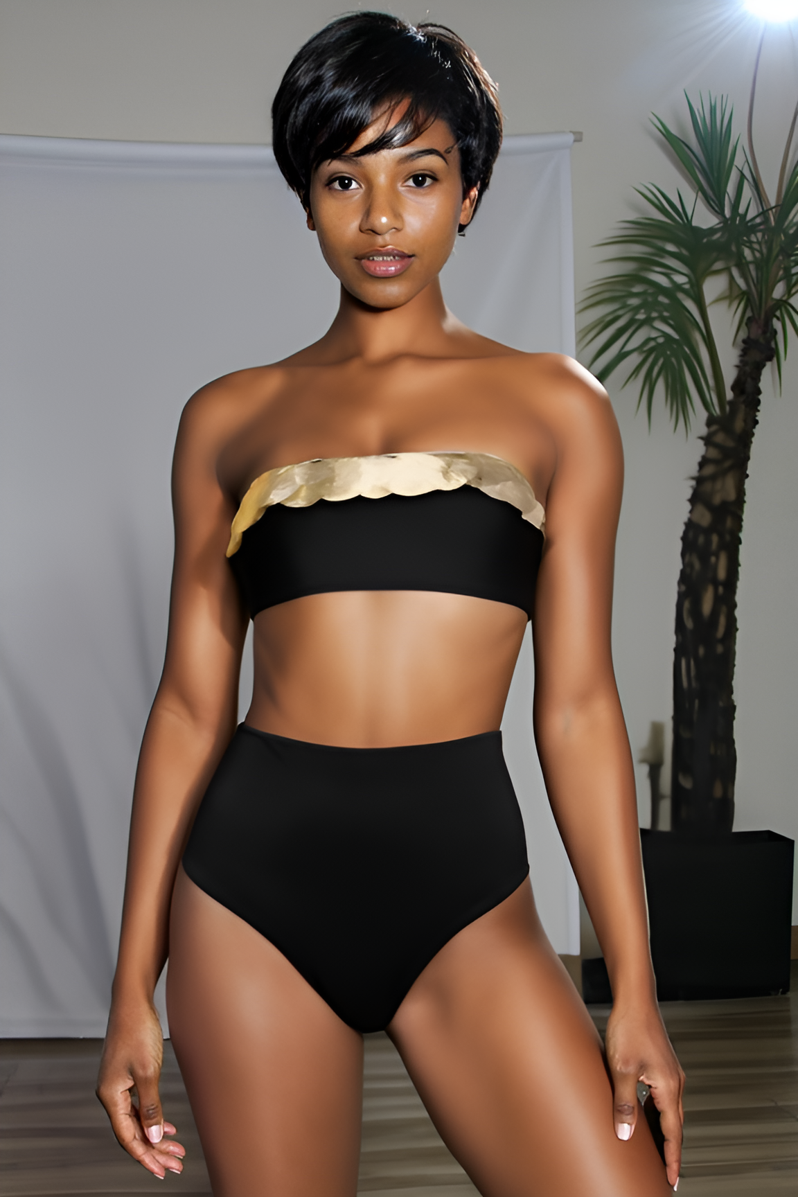 Bianca Bikini with Metal Discs -PREORDER