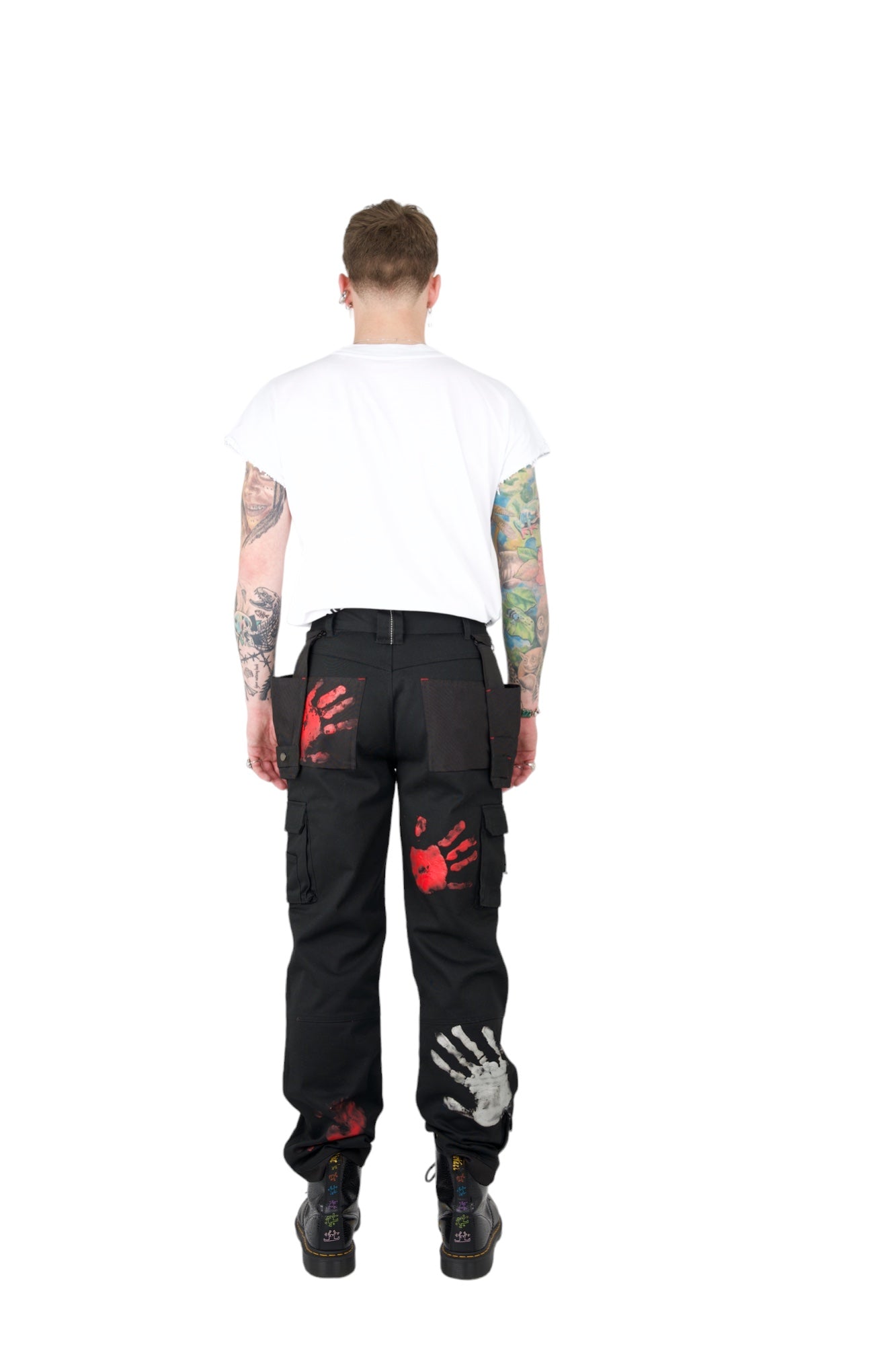 Nominal London Handprint Cargo Pants