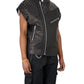 Sid Leather Studded Biker Vest