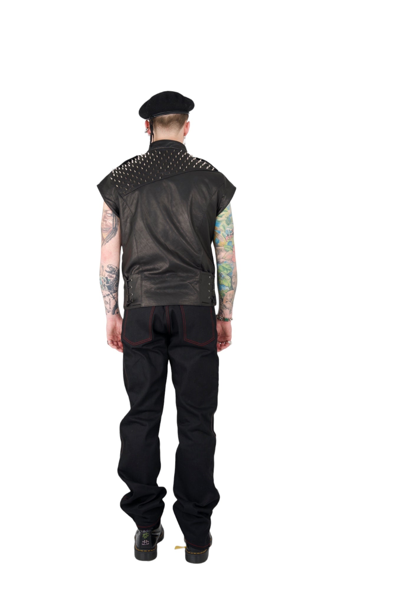 Nominal London Studded Biker Vest