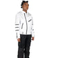 Malcolm White Leather Studded Biker Jacket