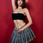 Spider 3D latex skirt