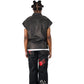 Sid Leather Studded Biker Vest