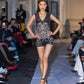 ChiChi 3D latex playsuit
