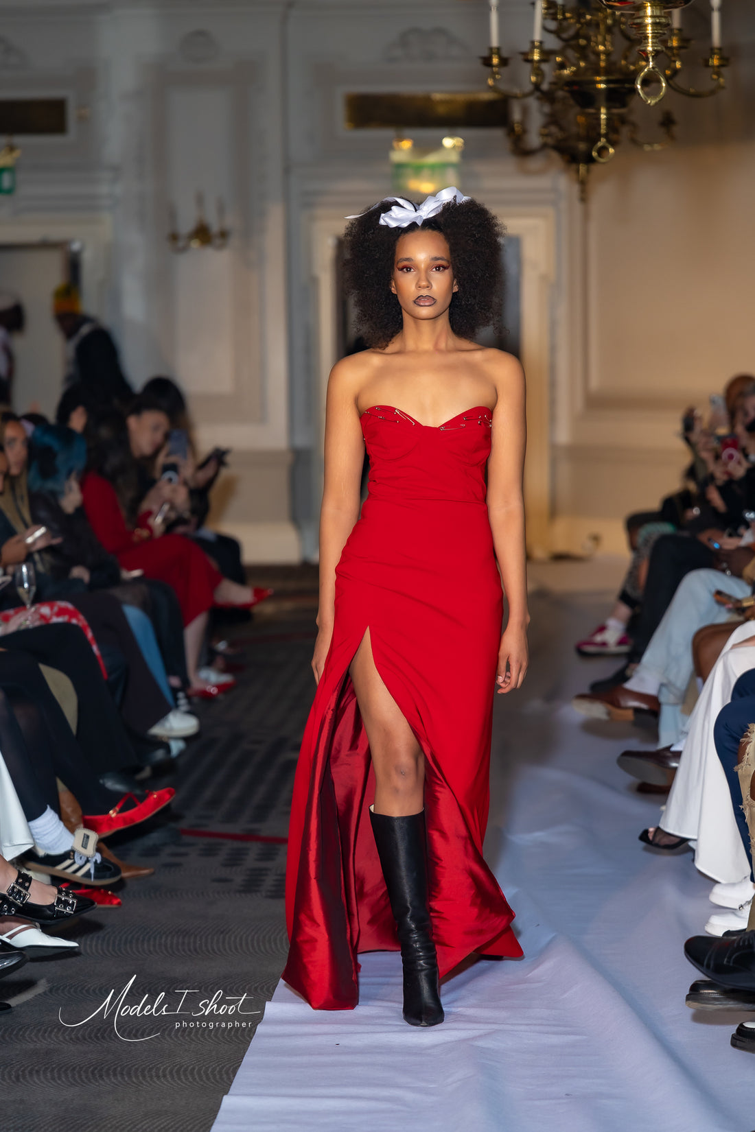 Sarah Ball Room Dress With Safety Pins