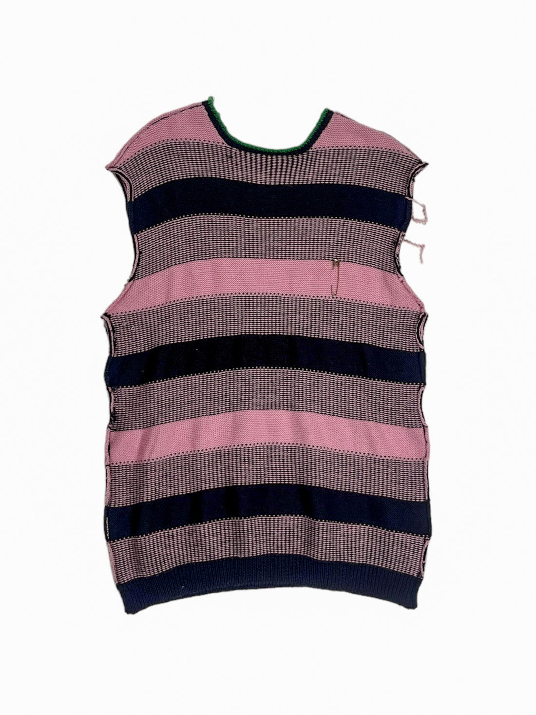 Knitted School Vest - Pink - The Nominal School of Defiance - Masculine Styling (Copy)