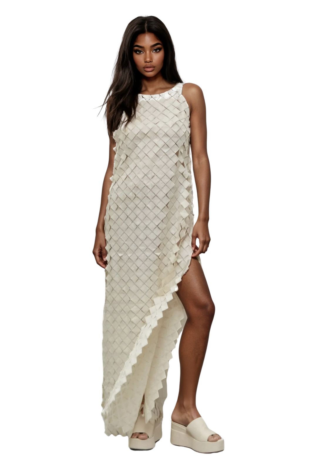 Julia Long Origami Dress -PREORDER