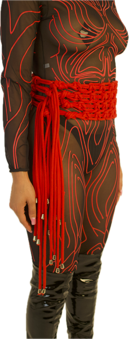 Shibari Belt -Red