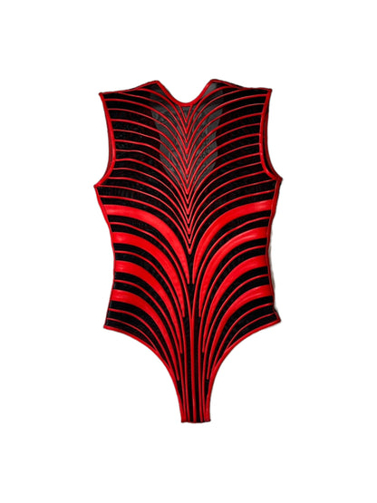 Virgin Renaissance - 3D Latex Bodice - Red