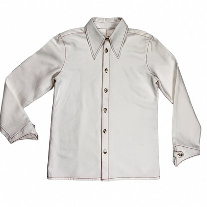 School Shirt - White - The Nominal School of Defiance - Feminine Styling