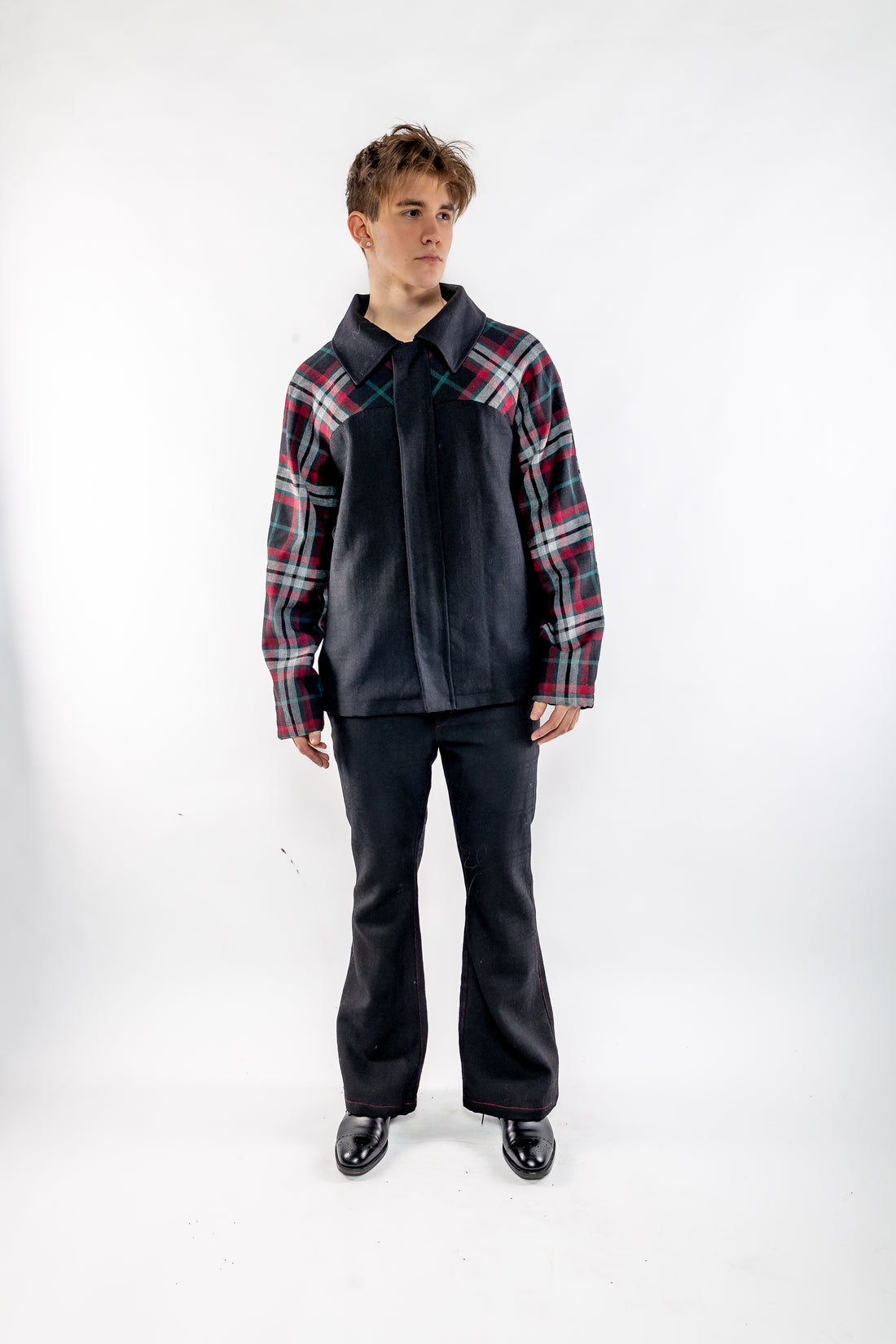 Tartan Wool Jacket - GD02 - Clô Lopez