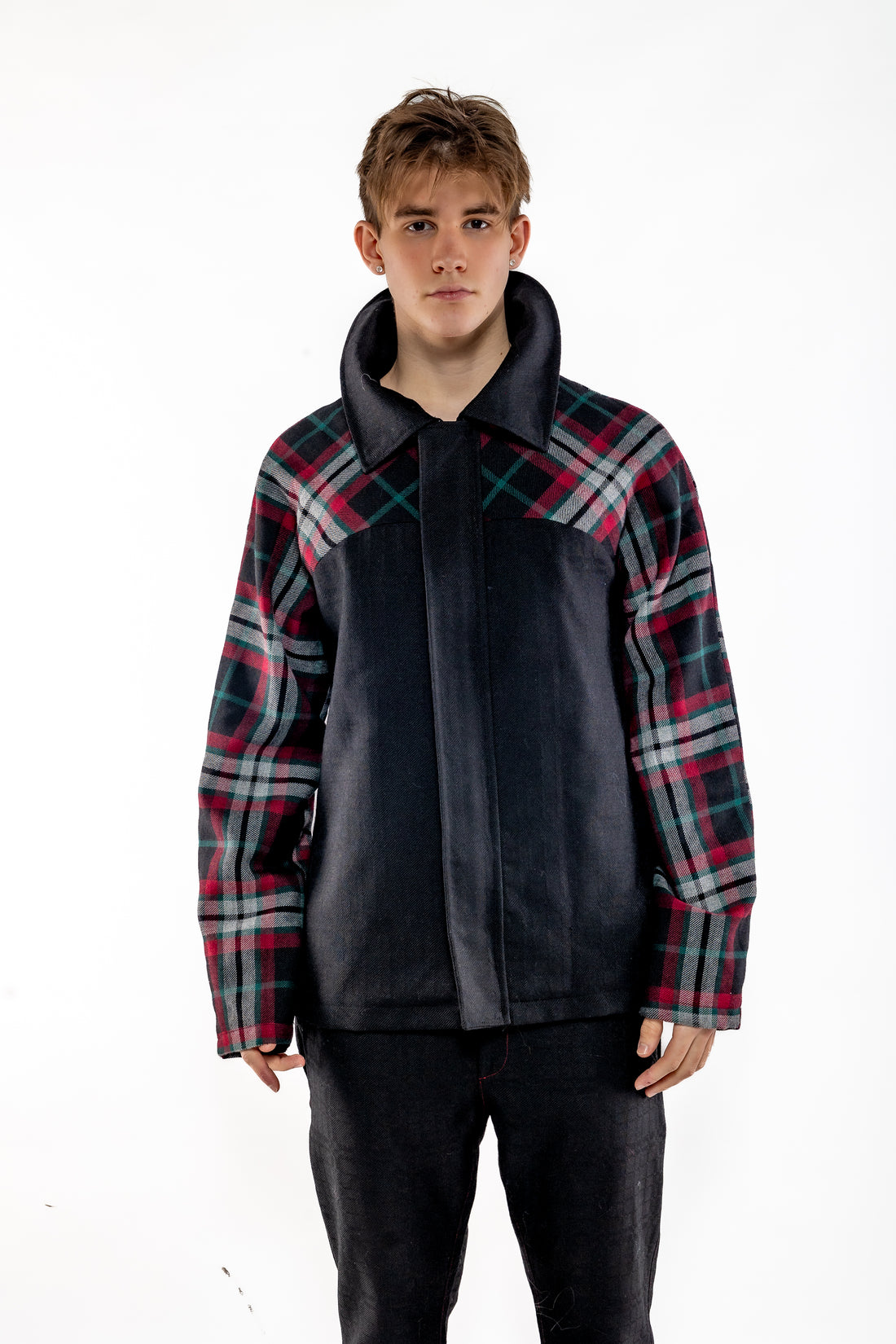 Tartan Wool Jacket - GD02 - Clô Lopez