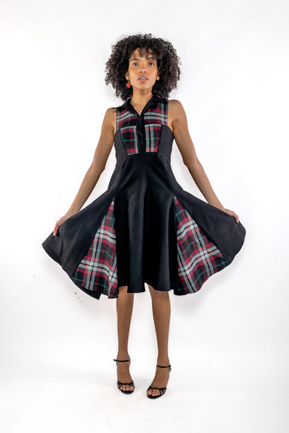 Tartan Schoolgirl Dress - GD02 - Clô Lopez