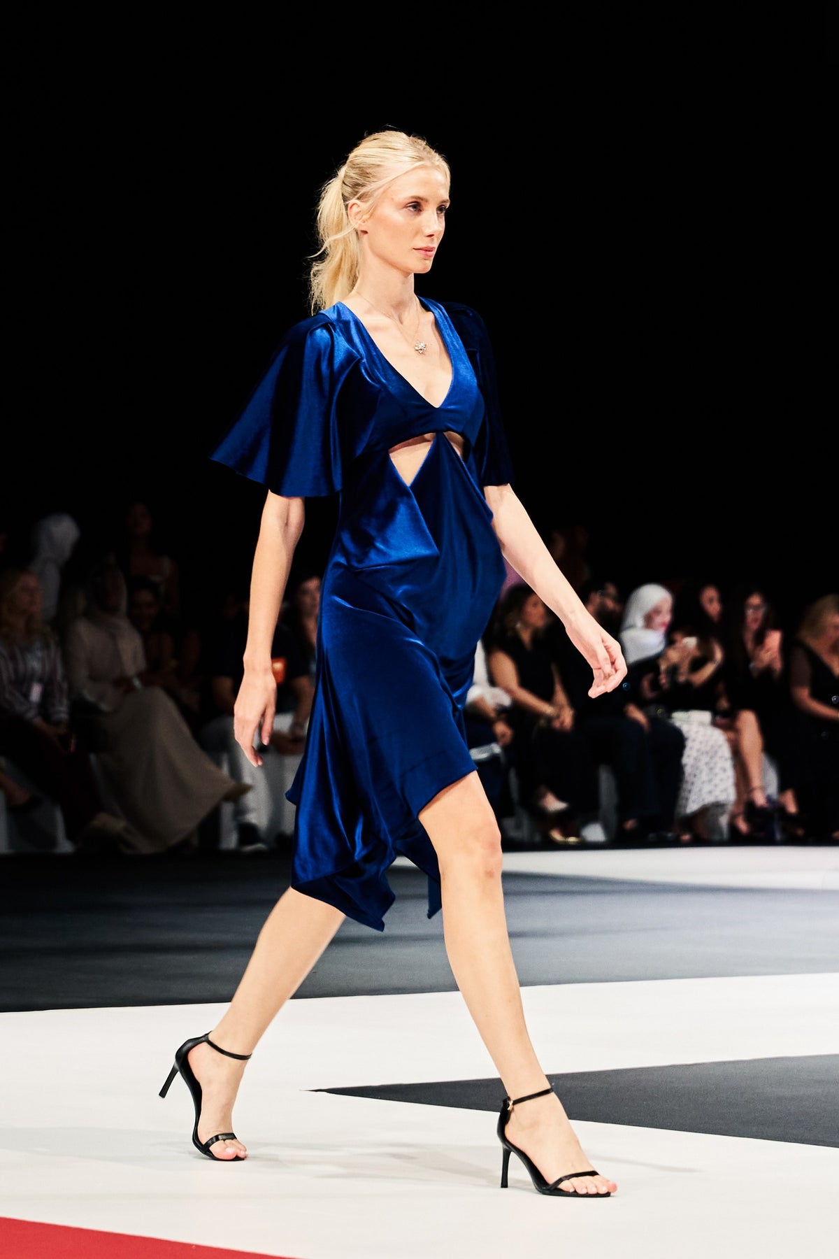 Kate Dress, Stretch Velvet Midi