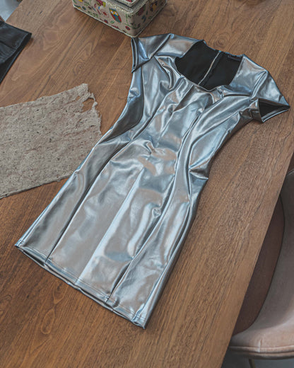 Silver Party Dress