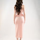 Iryna Dress, Stretch Velvet Midi