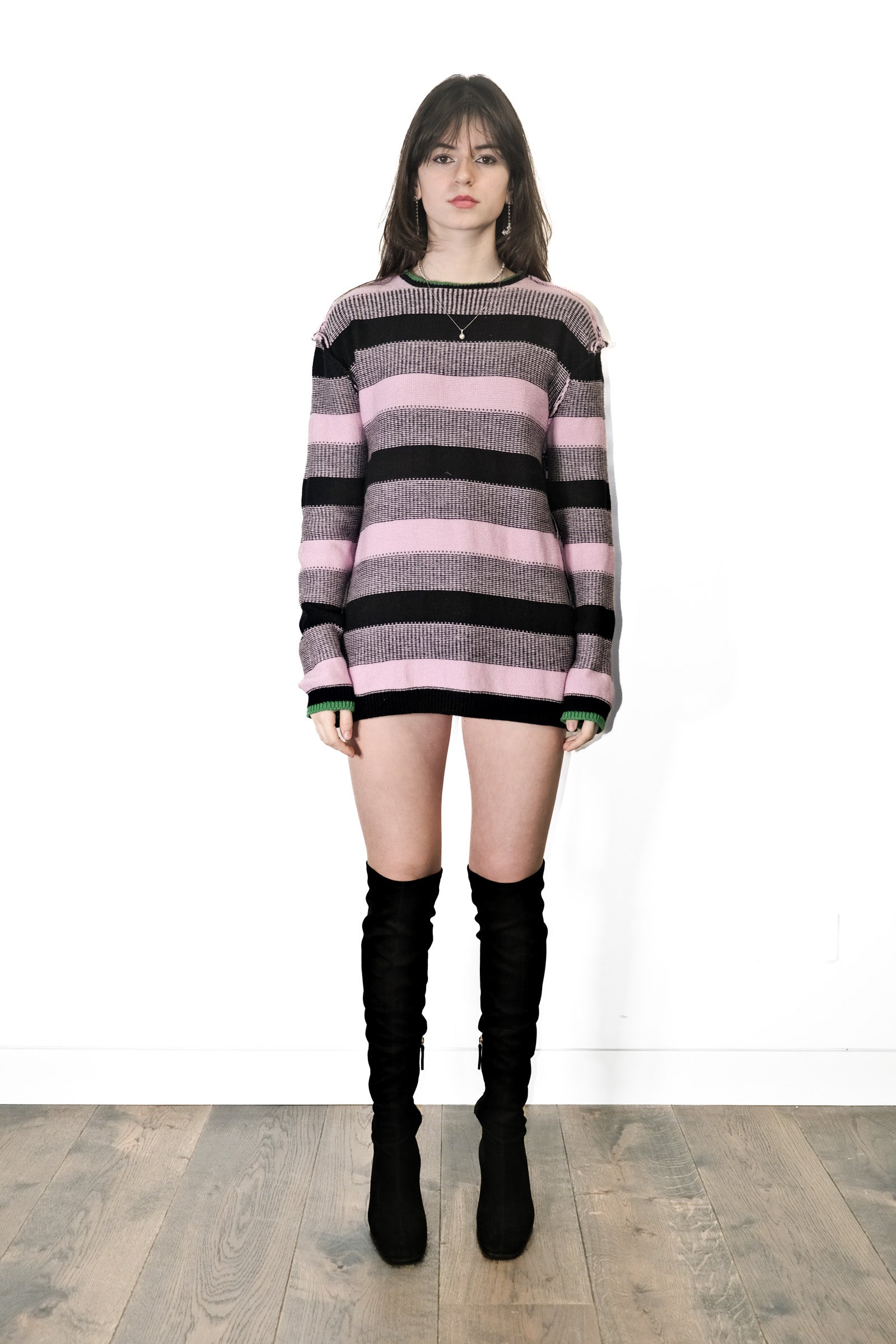 Nominal London Pink InsideOut CashMerino Sweater - Feminine Styling