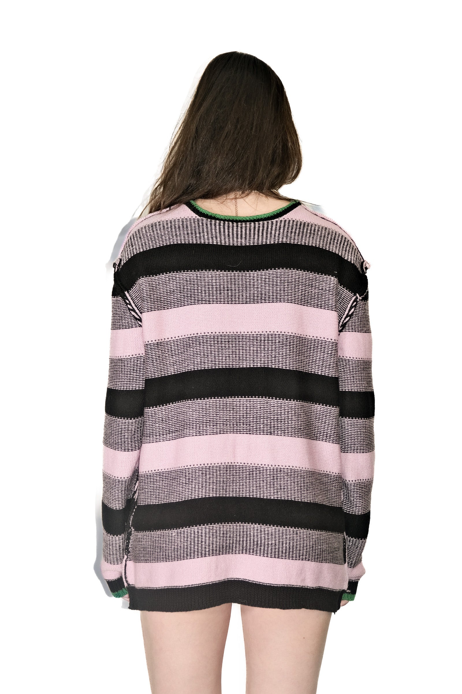 Nominal London Pink InsideOut CashMerino Sweater - Feminine Styling