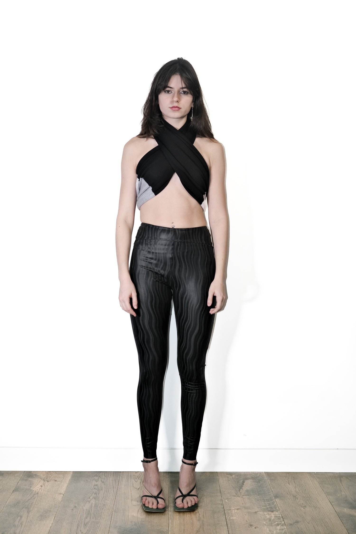 Nominal Black Latex Leggings