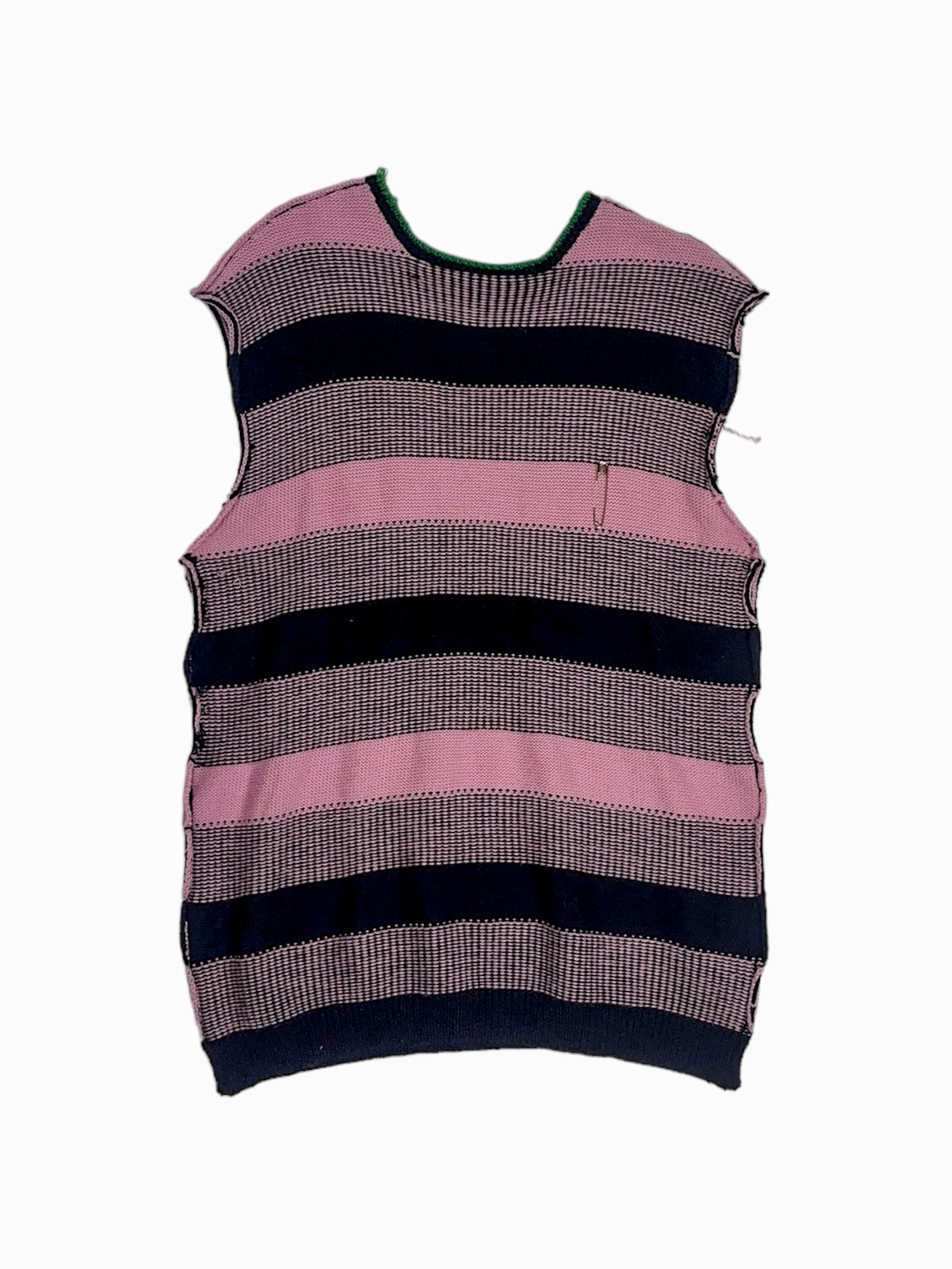 Knitted School Vest - Pink - The Nominal School of Defiance - Masculine Styling (Copy)