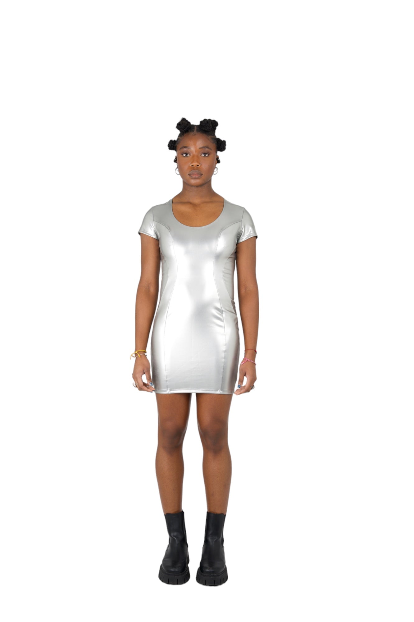 Silver Party Dress