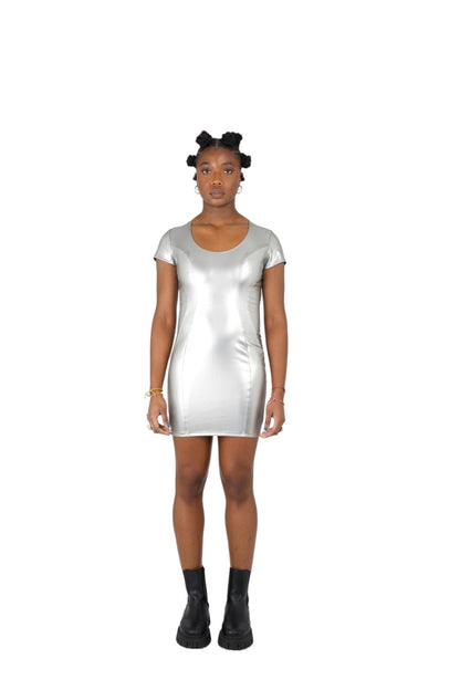 Silver Party Dress