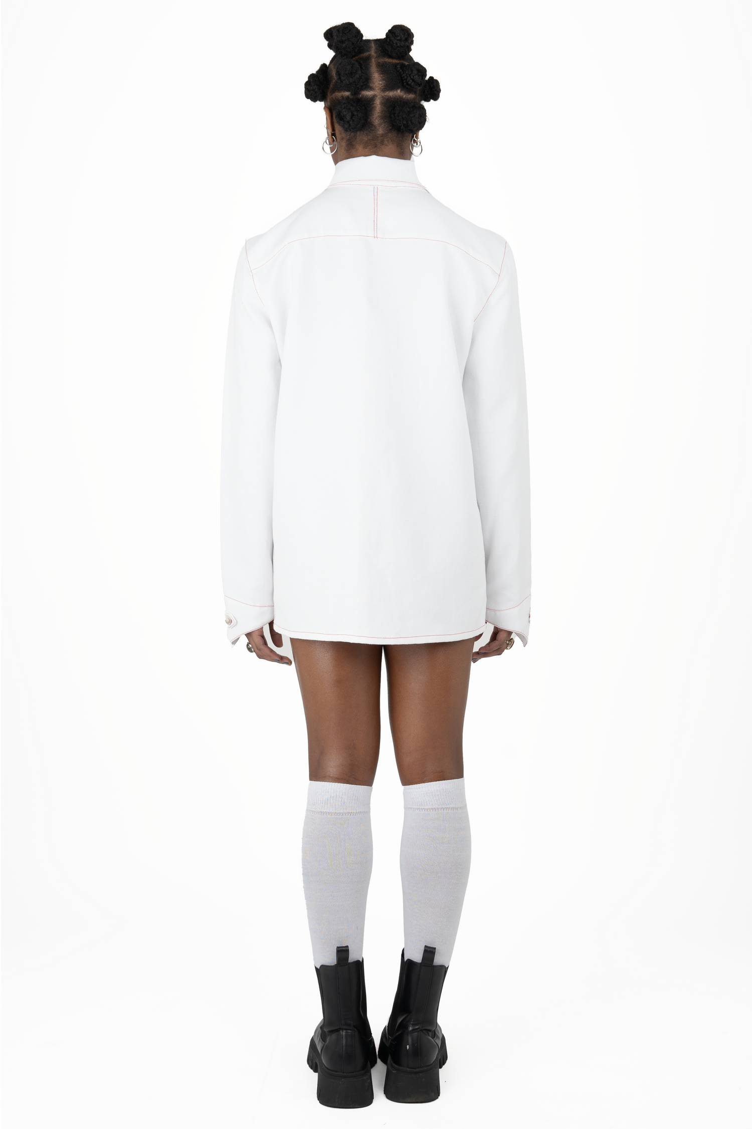 School Shirt - White - The Nominal School of Defiance - Feminine Styling