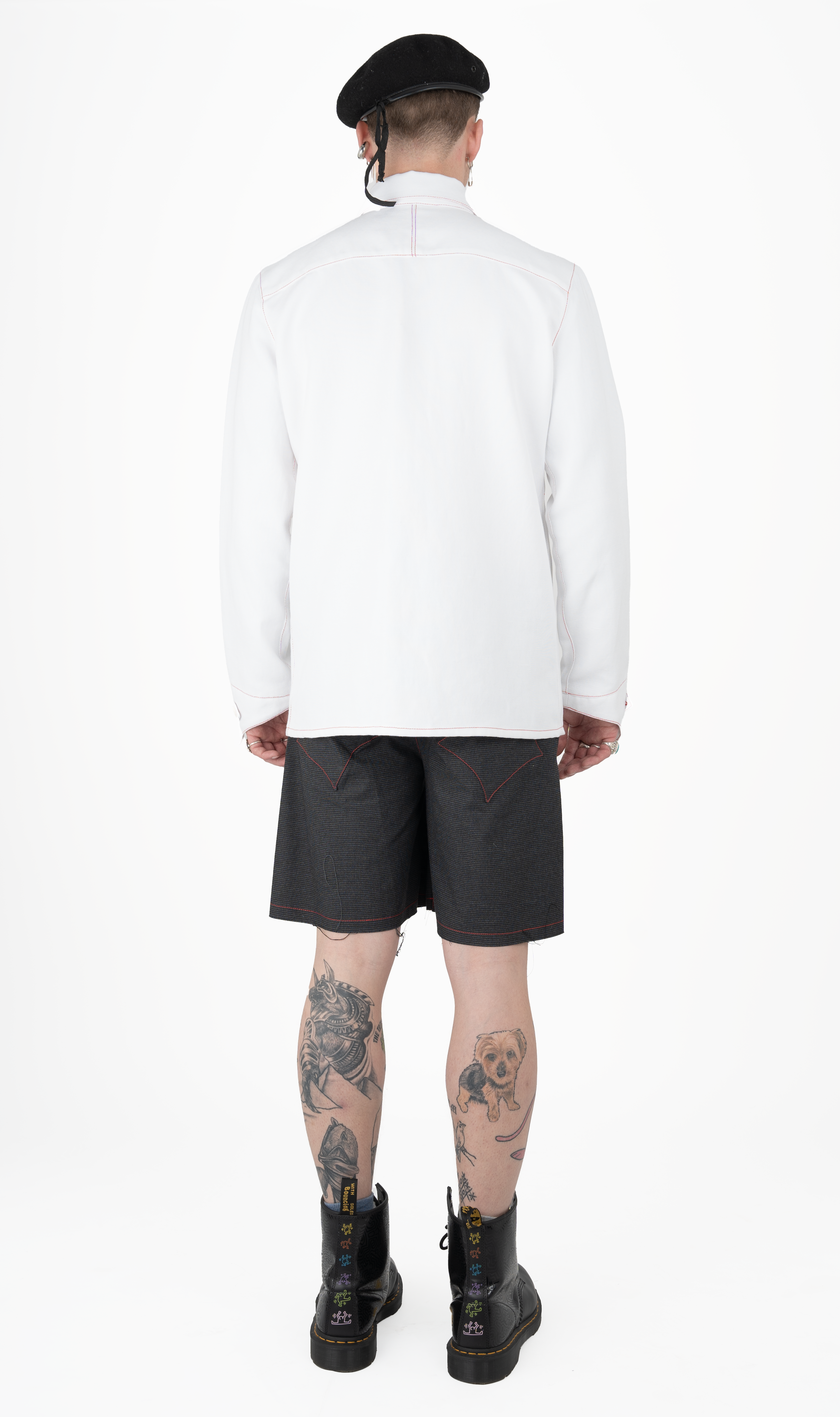 School Shirt  White - Nominal School Of Defiance - Masculine Styling