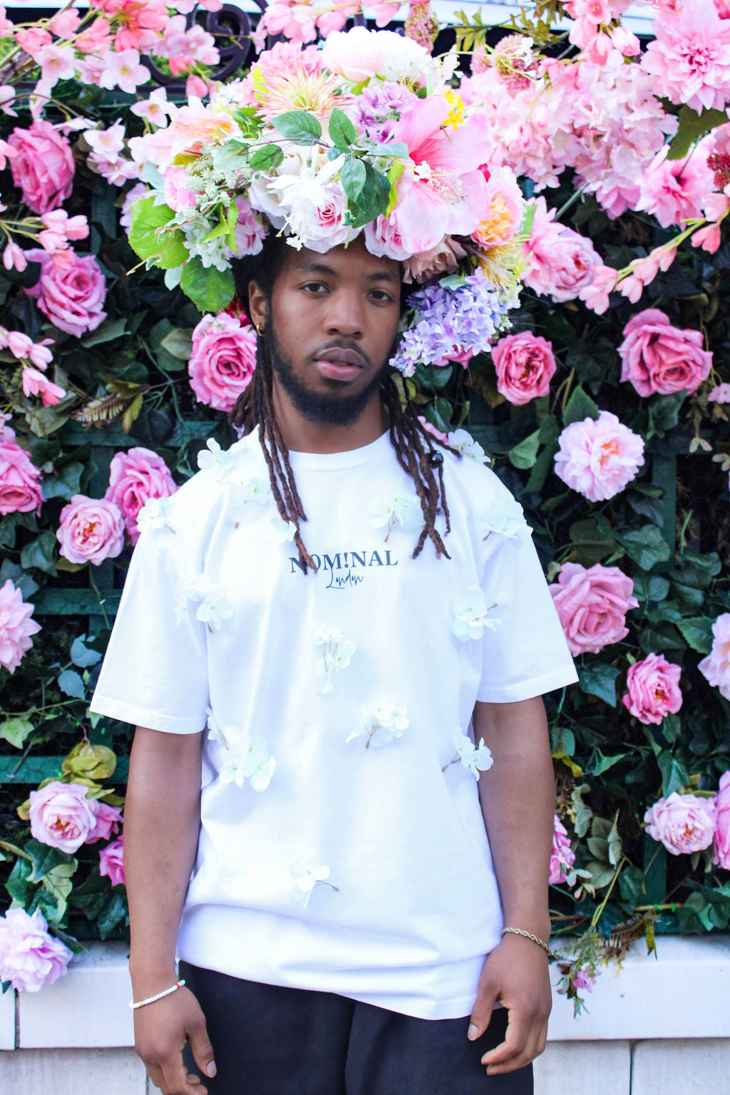 Flower Headdress - Original Art Work by Yan Skates