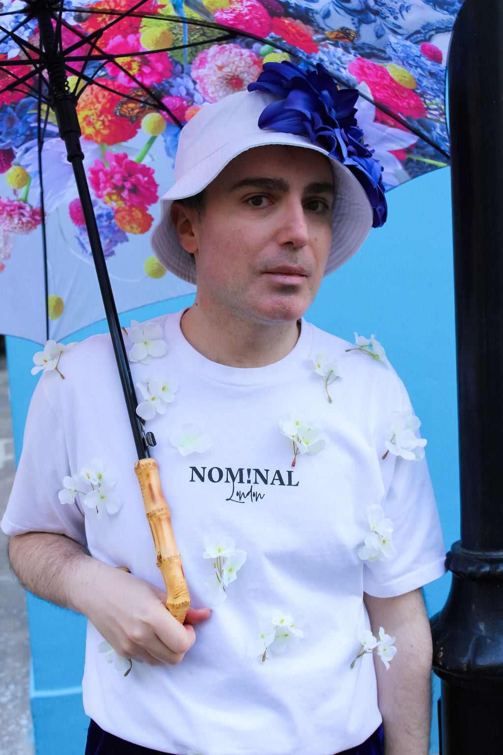 Flowering Nominal Tshirt - Original Art Work by Yan Skates- Sustainably upcycled