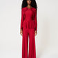 Layla Jump Suit, Stretch Jersey, Long Sleves