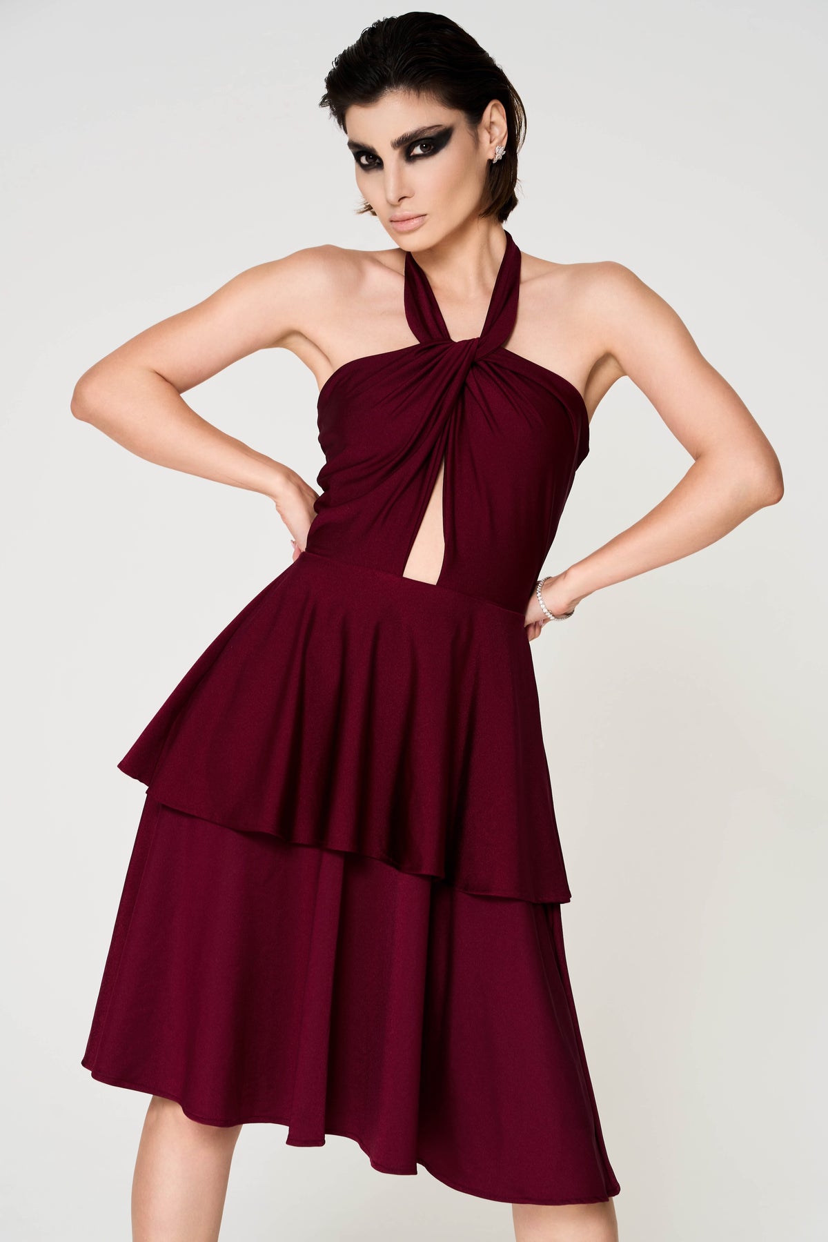Marta Dress, Stretch Jersey Midi