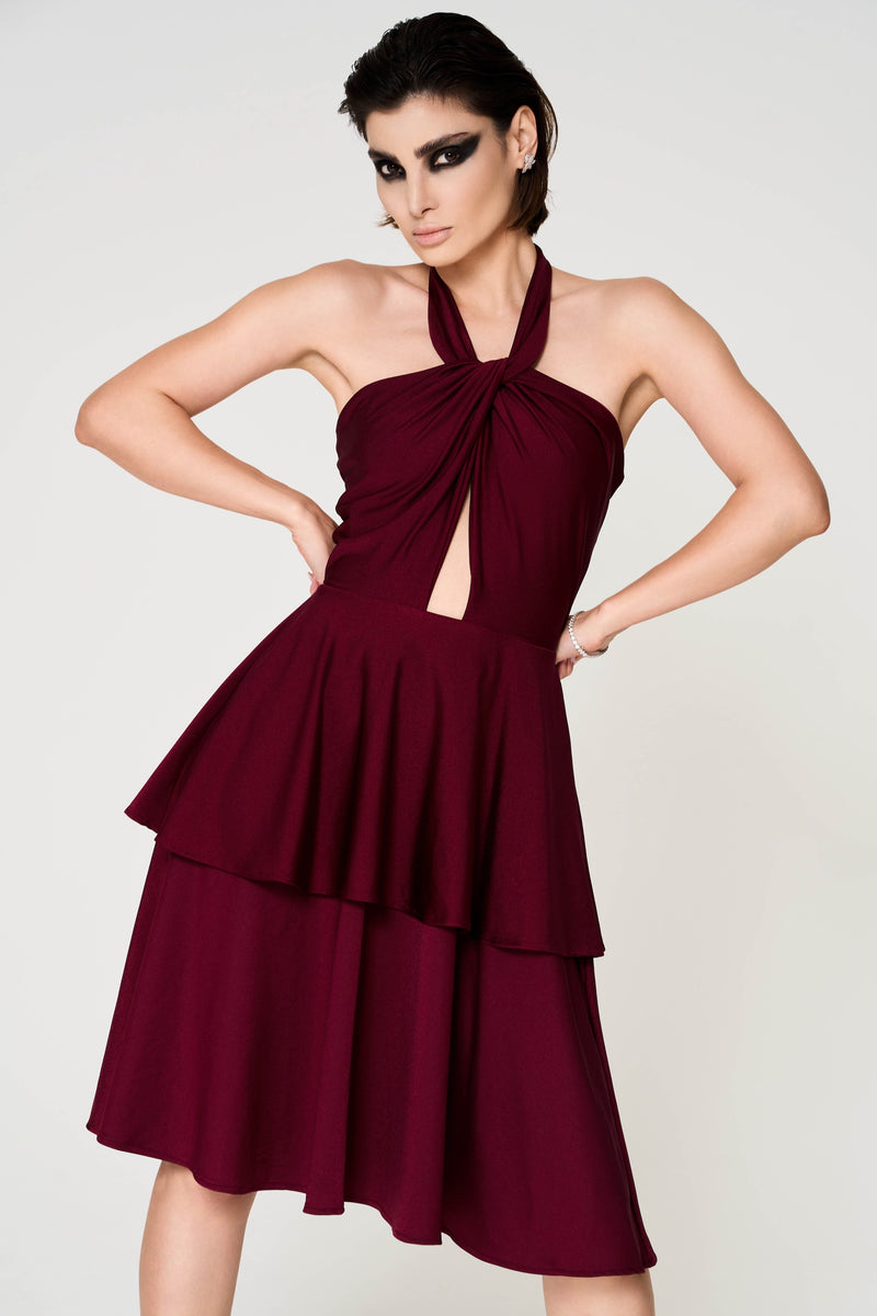 Marta Dress, Stretch Jersey Midi