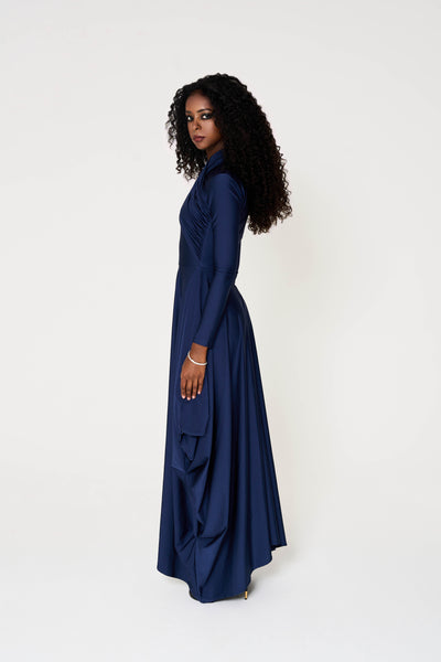 Nadia Dress, Stretch Jersey Long, Sleves